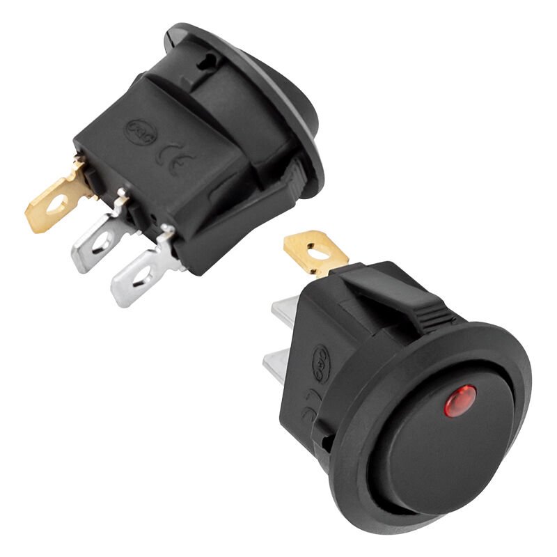 Powermaster Işıklı 3 Pinli 12 Volt DC 20 Amper Açma-Kapama Anahtarı