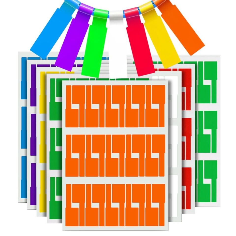 Sunup SN-22147 Renkli Kablo İsimlendirme Etiketleri