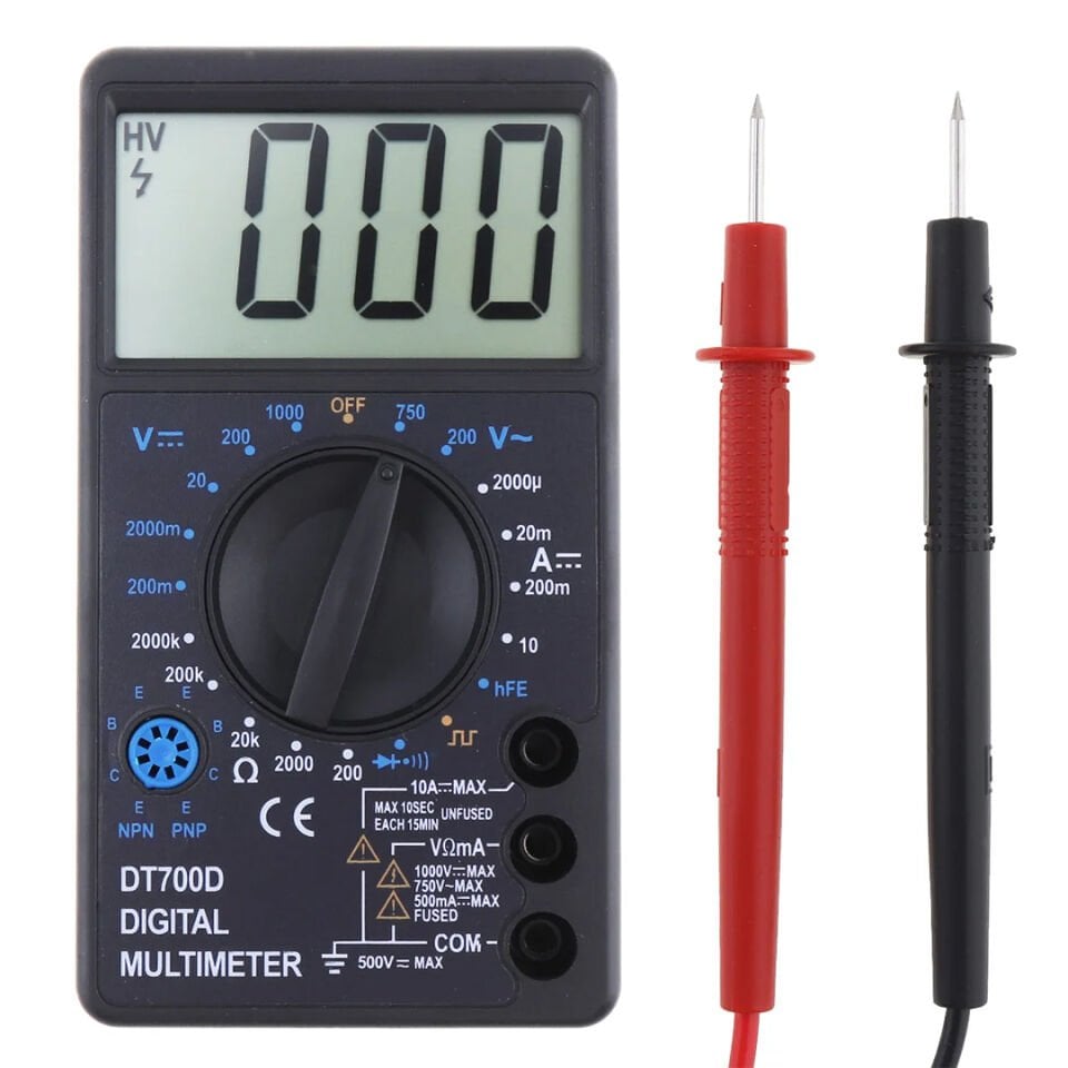 Powermaster Jumbo Display Dijital Multimetre Ölçü Aleti