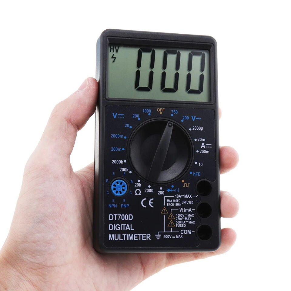 Powermaster Jumbo Display Dijital Multimetre Ölçü Aleti