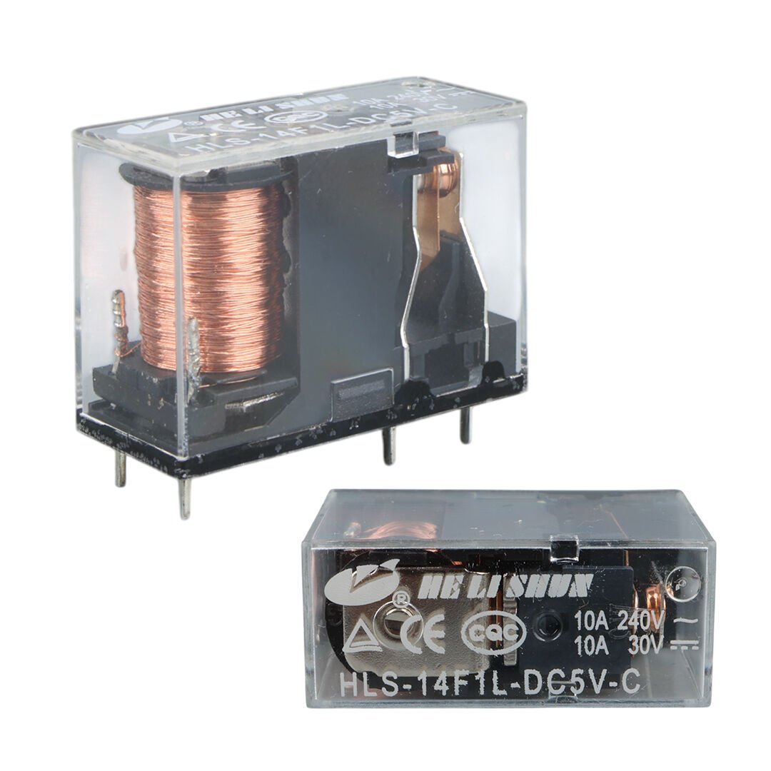 5 Volt Röle Tek Kontak 5 Bacak 10 Amper HLS-14F1L-DC5V-C