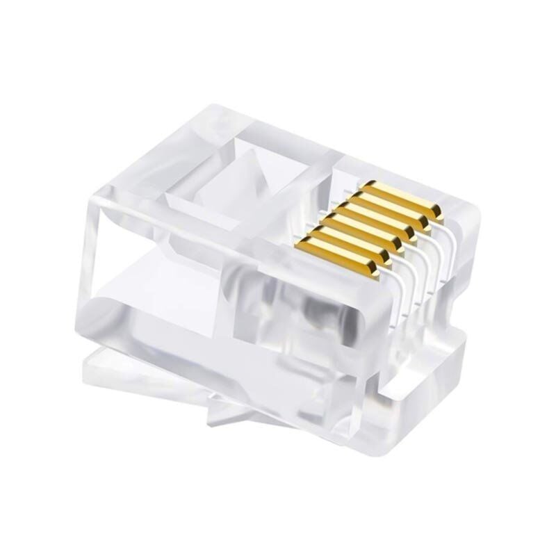 Powermaster Telefon Soketi 6P/6C (100'lü Paket)