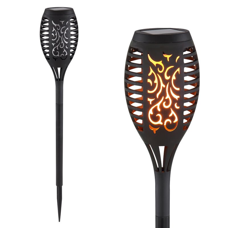 Ledon LD-7002 12 Ledli Alevli Solar Bahçe Aydınlatma