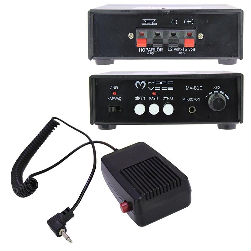 Magicvoice MV-810 Mayk Mikrofonlu Pazarcı Anfi