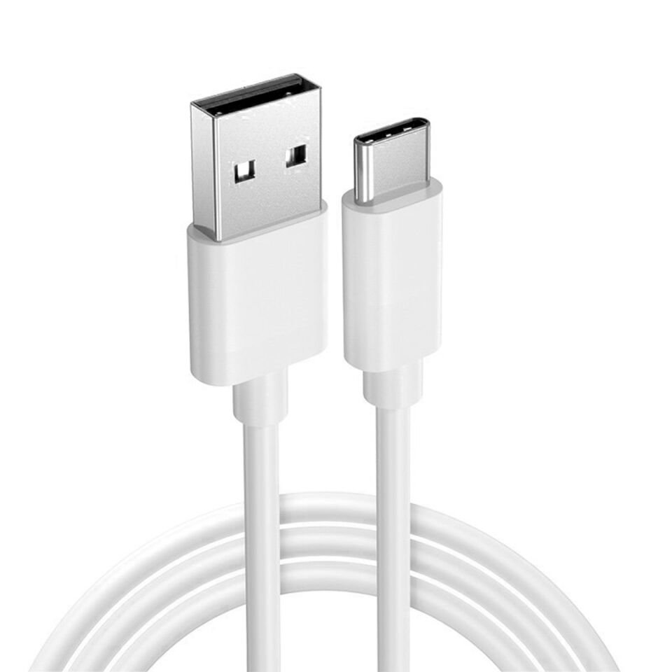 Powermaster PM-18299 Beyaz 5A Hızlı Şarj Destekli USB Type-C Şarj ve Data Kablosu