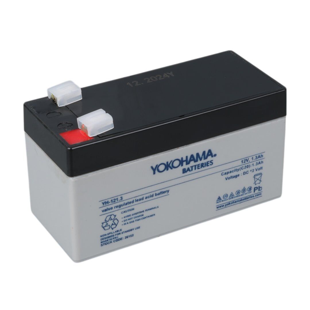 Yokohama YH-121.3 12 Volt - 1.3 Amper Akü (97x43x52 mm)