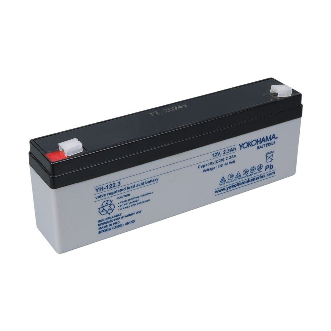 Yokohama YH-122.3 12 Volt - 2.3 Amper Yatık Uzun Akü