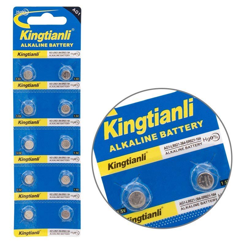 Powermaster AG1 364 LR621 Alkalin Saat Pili (10'lu Paket)