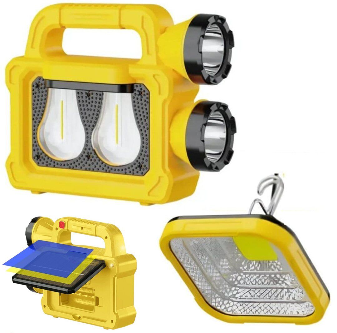 Powermaster PM-26930 Solar Panelli Led Kamp Feneri