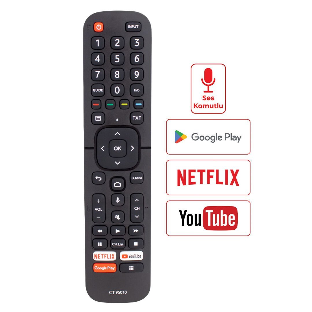 Toshiba CT-95010 Video Ses Komutlu Lcd-Led Tv Kumandası