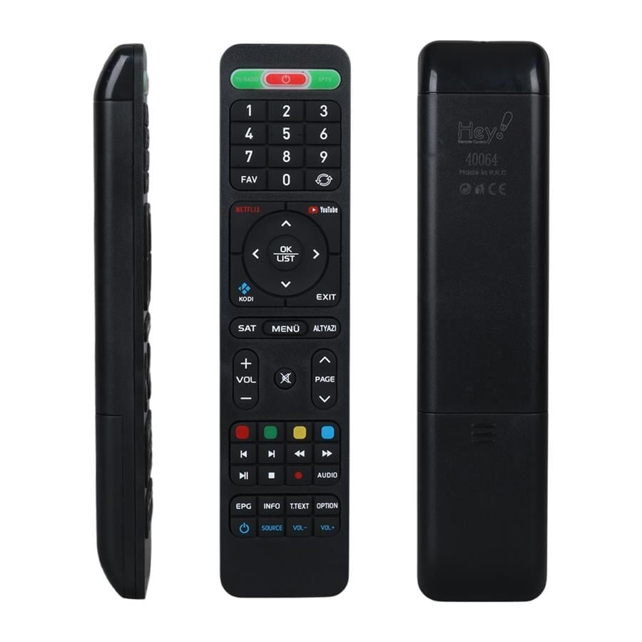 Hiremco Turbo 4K Netflix Youtube Tuşlu HD Uydu Kumandası