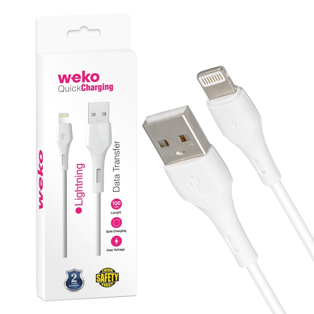Weko WK-22019 USB To Lightning Telefon Şarj Kablosu