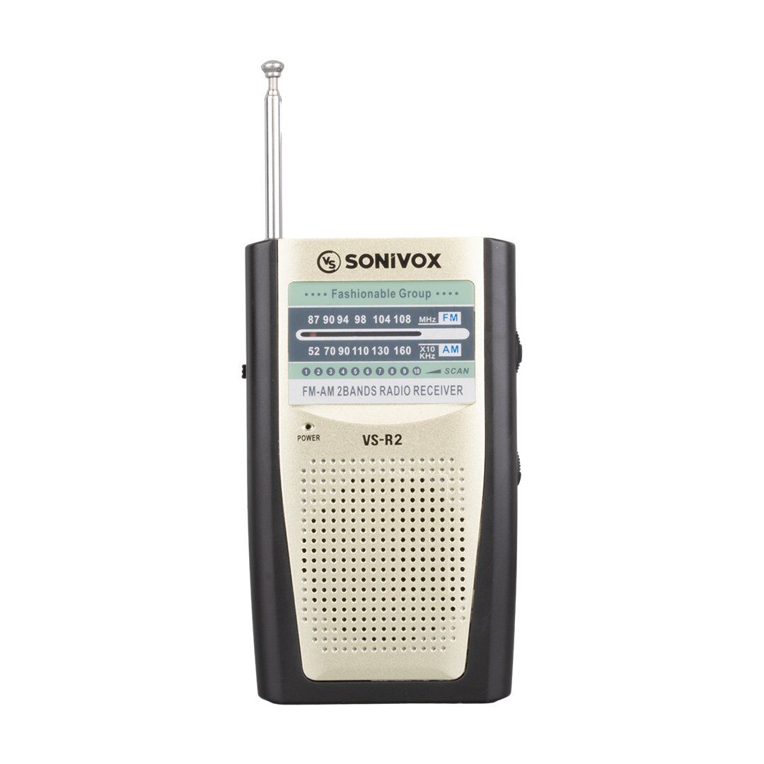 Sonivox VS-R2 Krem Renk Cep Tipi Analog Fm Radyo