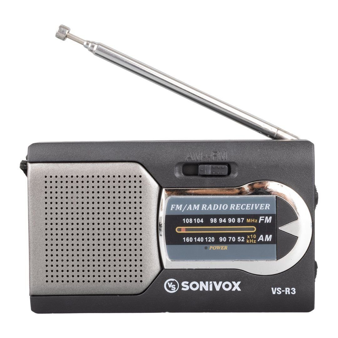 Sonivox VS-R3 Siyah Renk Analog Fm Radyo