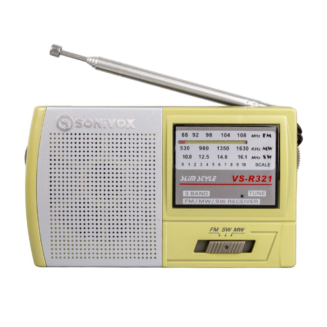 Sonivox VS-R321 Krem Renk Analog Fm Radyo