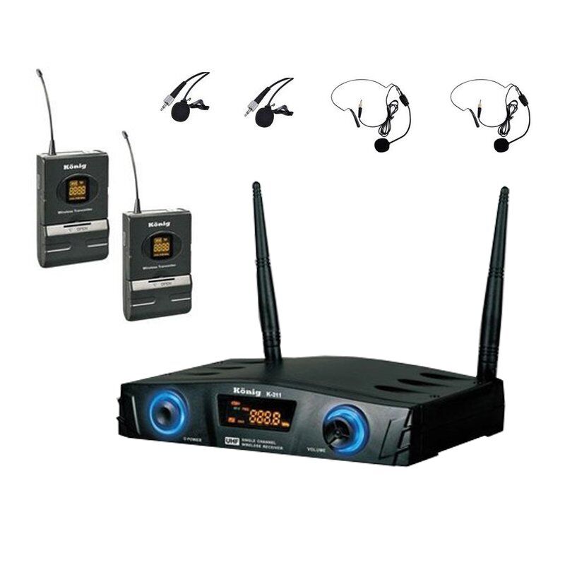 König K-312 16 Kanallı UHF Digital Telsiz Yaka Mikrofonu