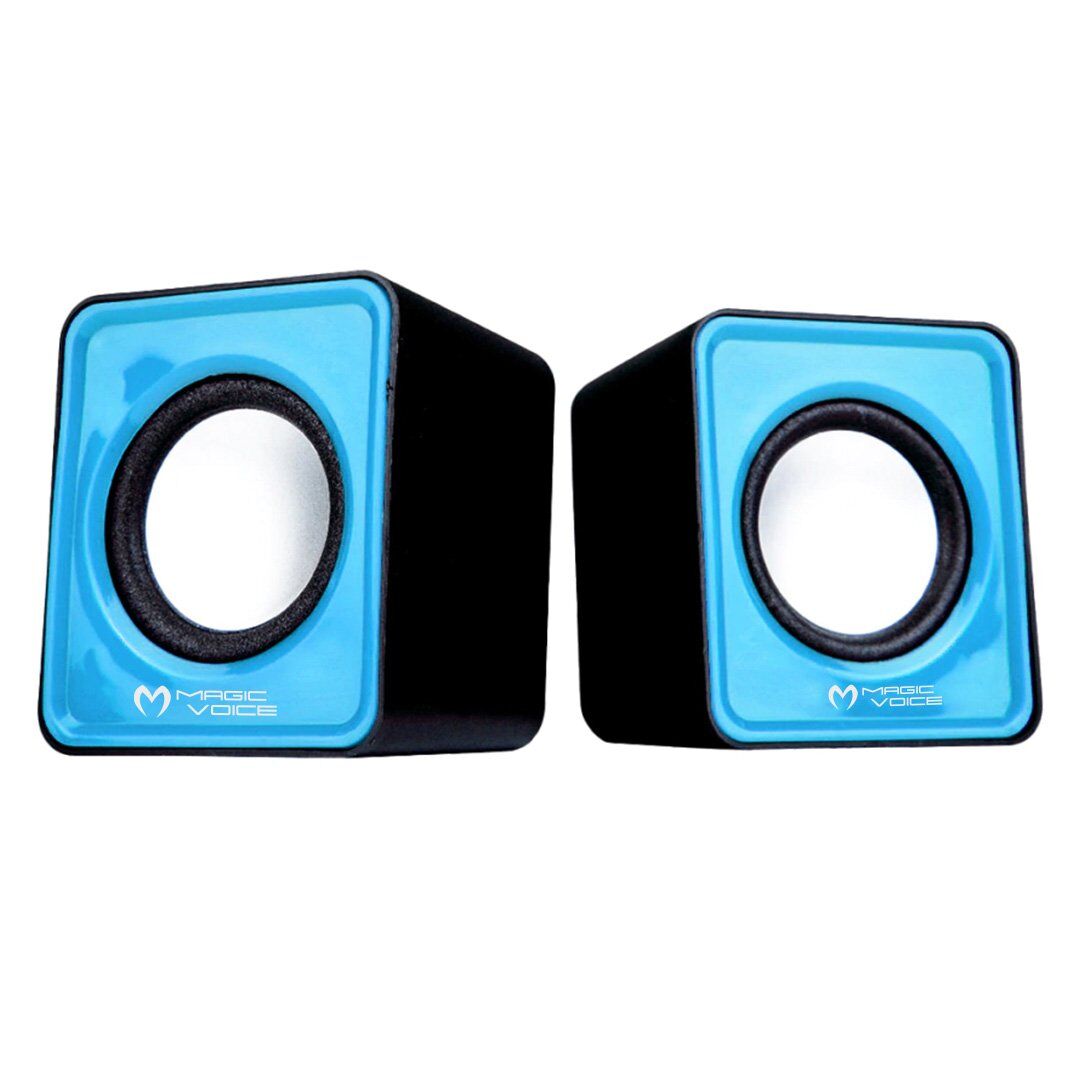 MagicVoice T-001 1+1 Kare Model Mini USB Hoparlör - Speaker