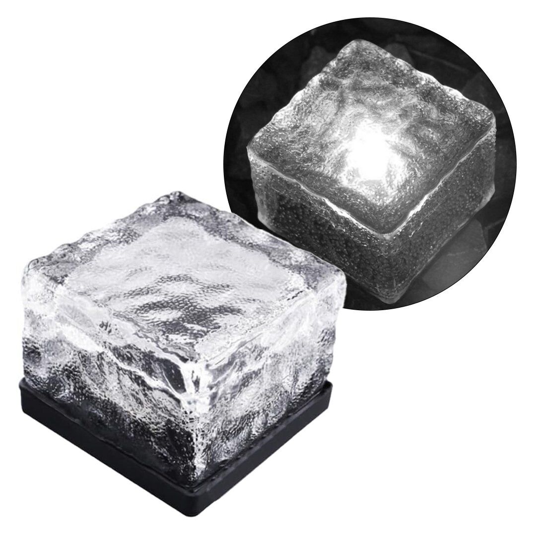 PowerMaster PM-21645 Beyaz Ledli Tuğla Görünümlü Solar Lamba