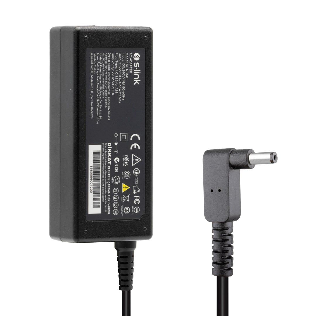 S-Link SL-NBA11 19 Volt 3.42 Amper 65 Watt Asus Adaptör