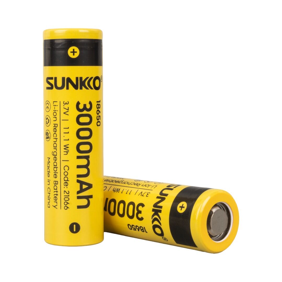 Sunkko 3.7 Volt 3000 Mah 18650 Şarj Edilebilir Pil (Tekli)