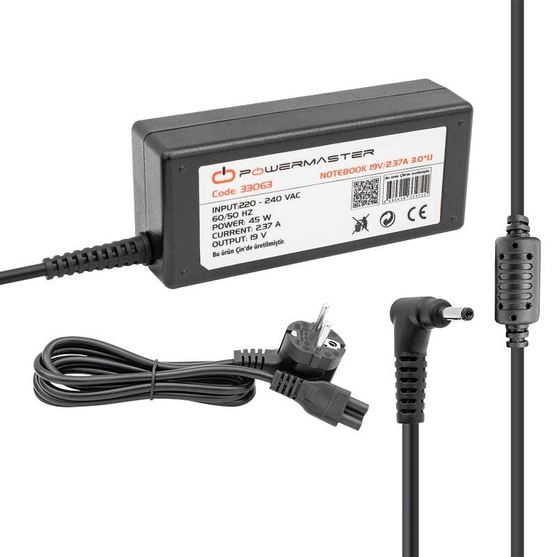 Powermaster PM-33063 19 Volt - 2.37 Amper Adaptör