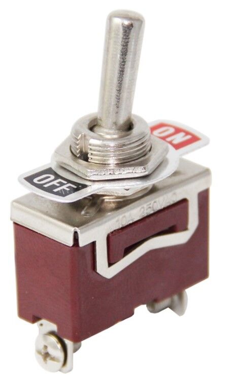 Powermaster IC-152-2 Toggle Switch 2P ON-OFF Ø12MM KN3C-101