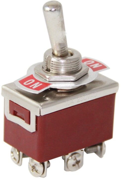 Powermaster IC-157 Toggle Switch 6P ON-OFF Ø12MM