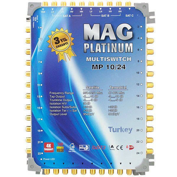 Mag Platinum 10 - 24 Sonlu Uydu Santrali