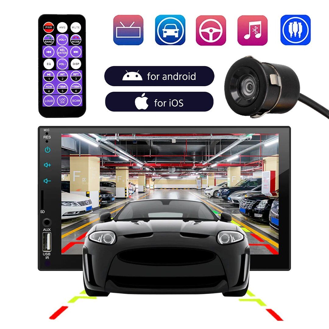 Magicvoice MV-24651 Dokunmatik 7 İnç Mekaniksiz Double Oto Teyp
