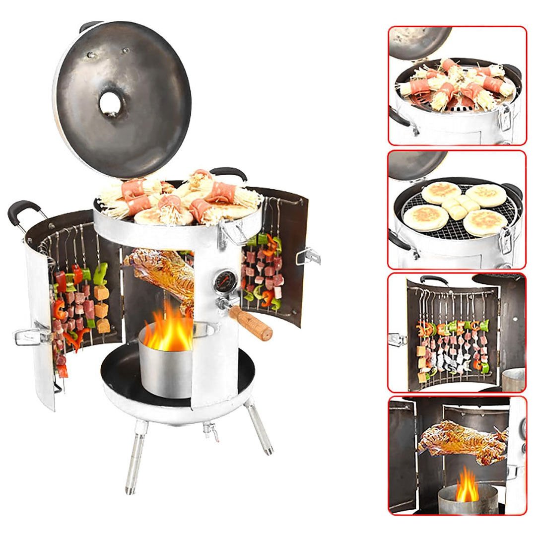 Sunup SN-26266 Kömürlü Barbekü Mangal Izgarası Gümüş Renk