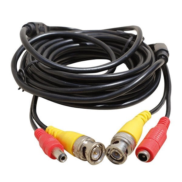 Powermaster Dişi-Erkek Jack’lı 15 Metre Bnc-Bnc+Power Kablo