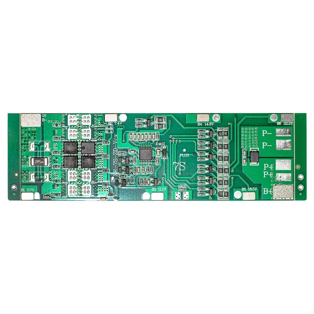 Daly 7S 24 Volt 10 Amper 18650 Şarj-Deşarj Koruma Kartı