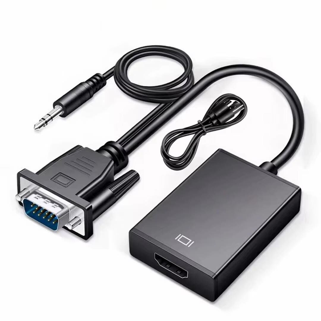 X-Level XCC7804 Ses Girişli VGA TO HDMI Dönüştürücü