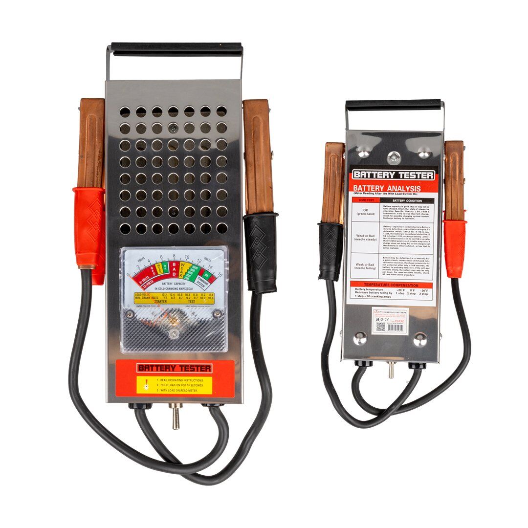 PowerMaster PM-19432 1V-16V 125 Amper Analog Akü Test Cihazı
