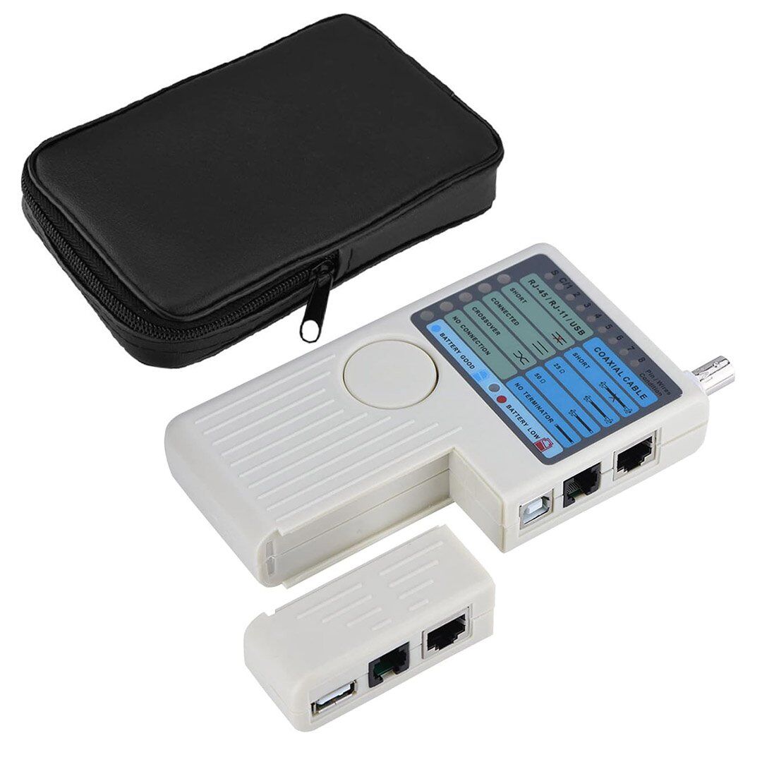 Powermaster PM-20629 Rj11+Rj45+Usb+Bnc Kablo Test Cihazı