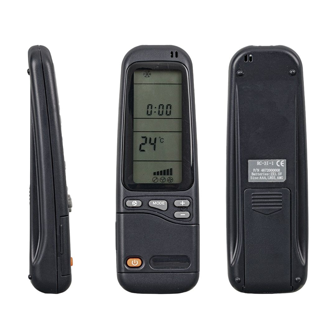 Weko Electra RC-3I-1 Siyah Klima Kumandası