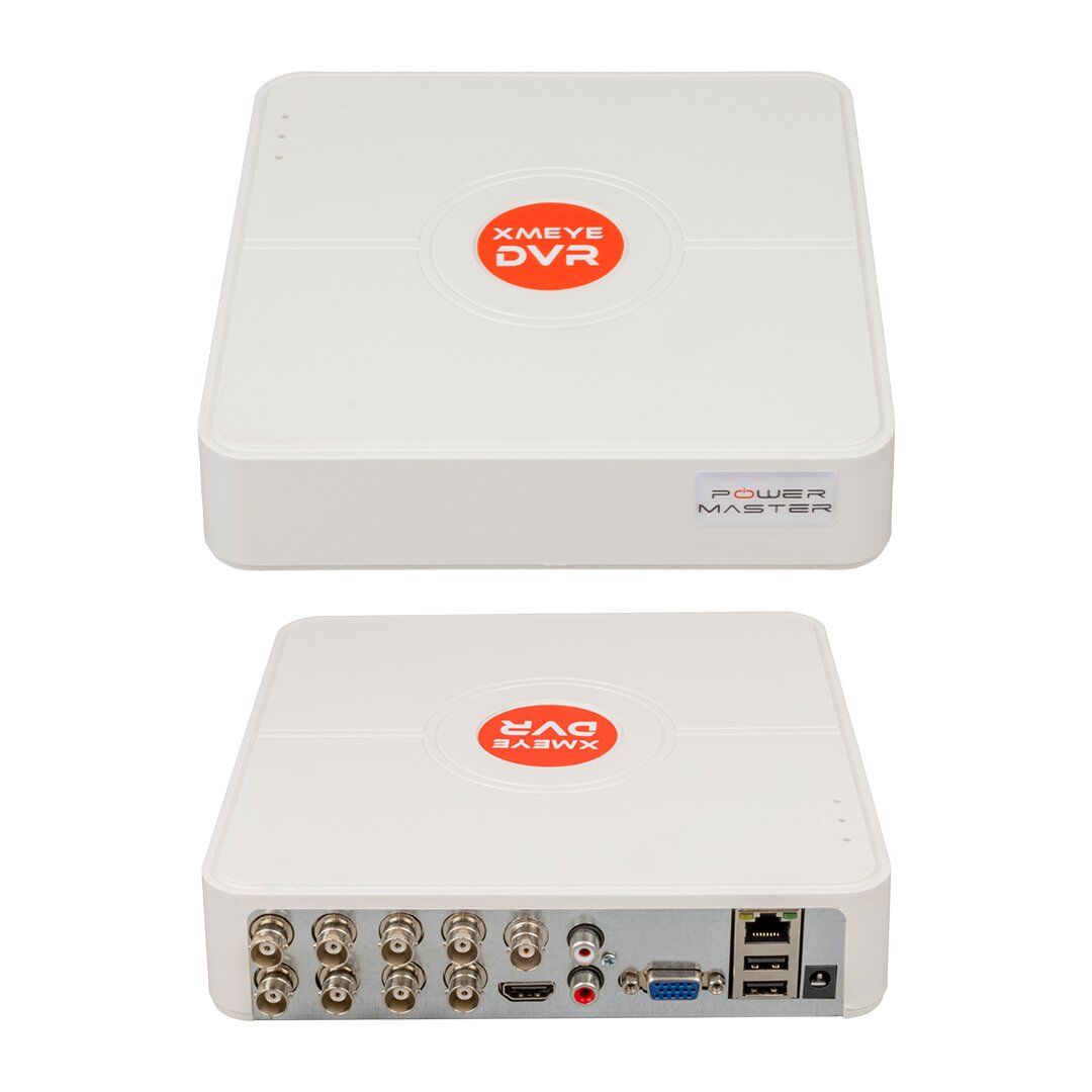 Powermaster PM-12181 AHD-ANALOG-TVI-CVI 1080N 5MP Destekli 8 Kanal Dvr-Xvr Kayıt Cihazı
