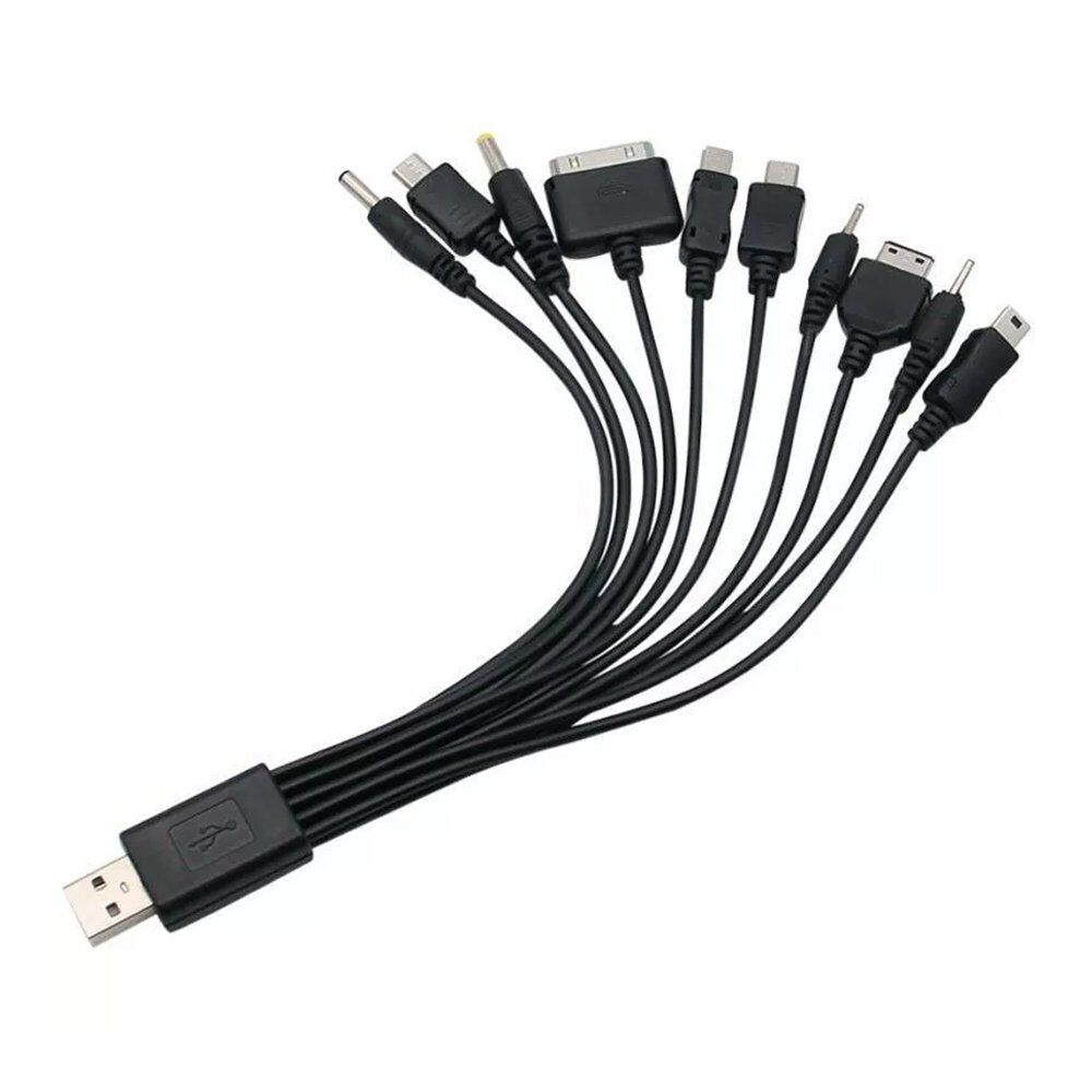 Powermaster Çok Fonksiyonlu 10in1 USB Şarj Aleti Kablosu