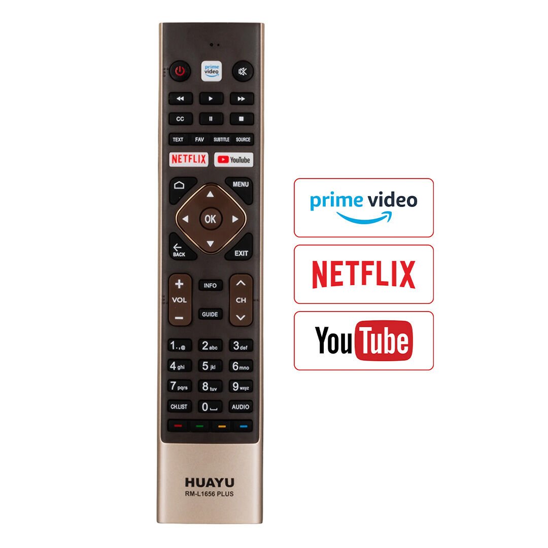 Haier RM-L1656 Plus Netflix-YouTube Tuşlu Lcd Led Tv Kumanda