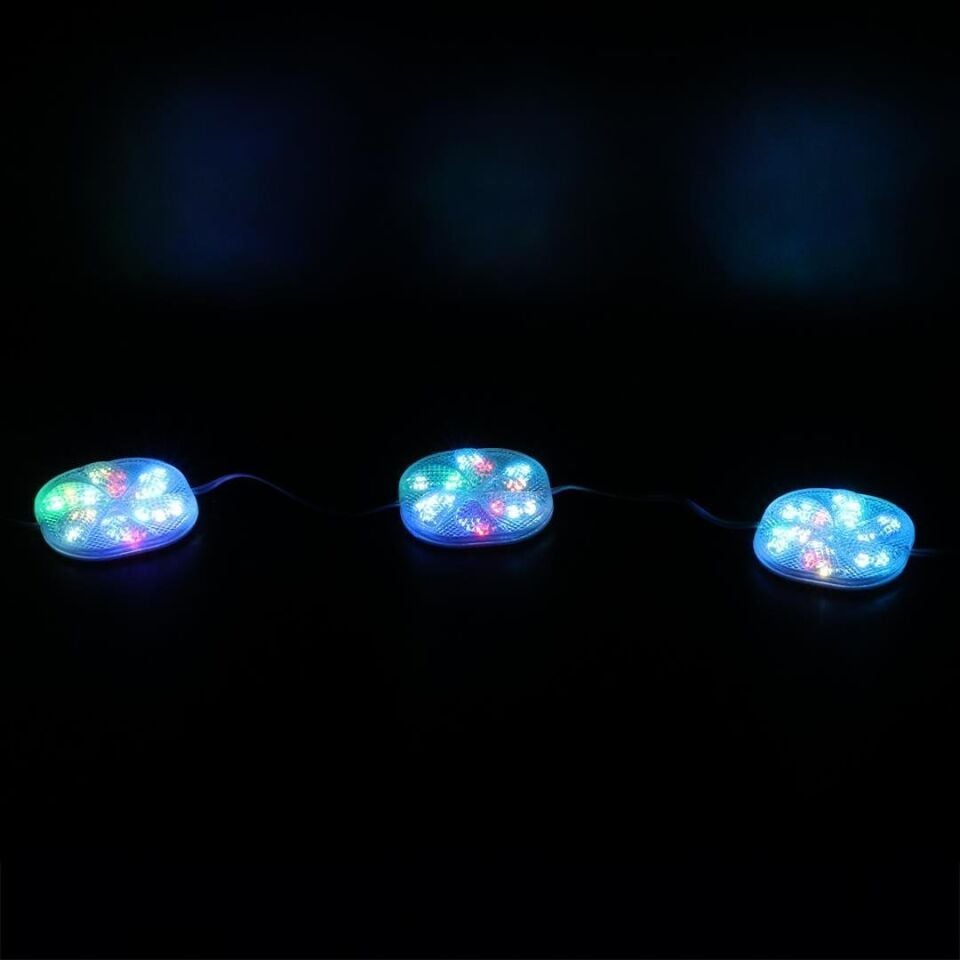 PowerMaster 12 Volt 3 Watt RGB Yanıp Sönen Çakar Modül Led
