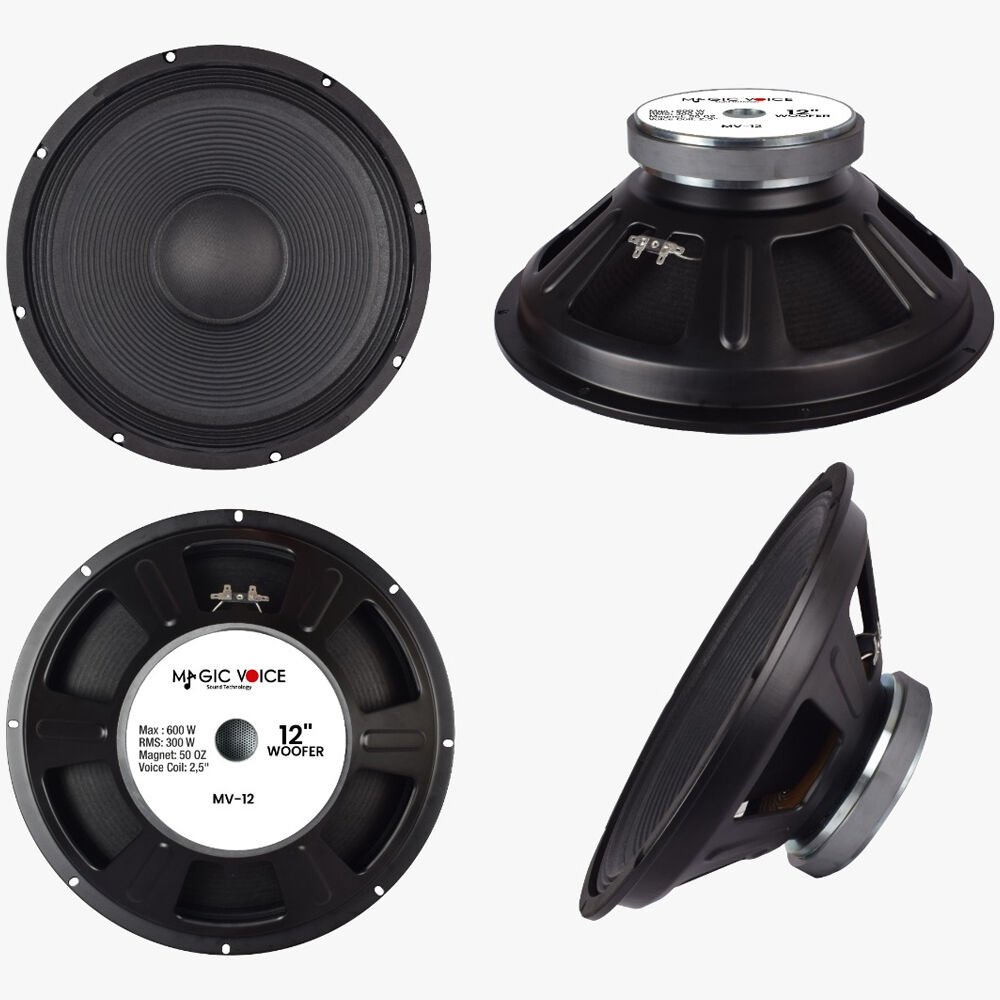 Magicvoice MV-12 Max 600W Woofer Yedek Hoparlör