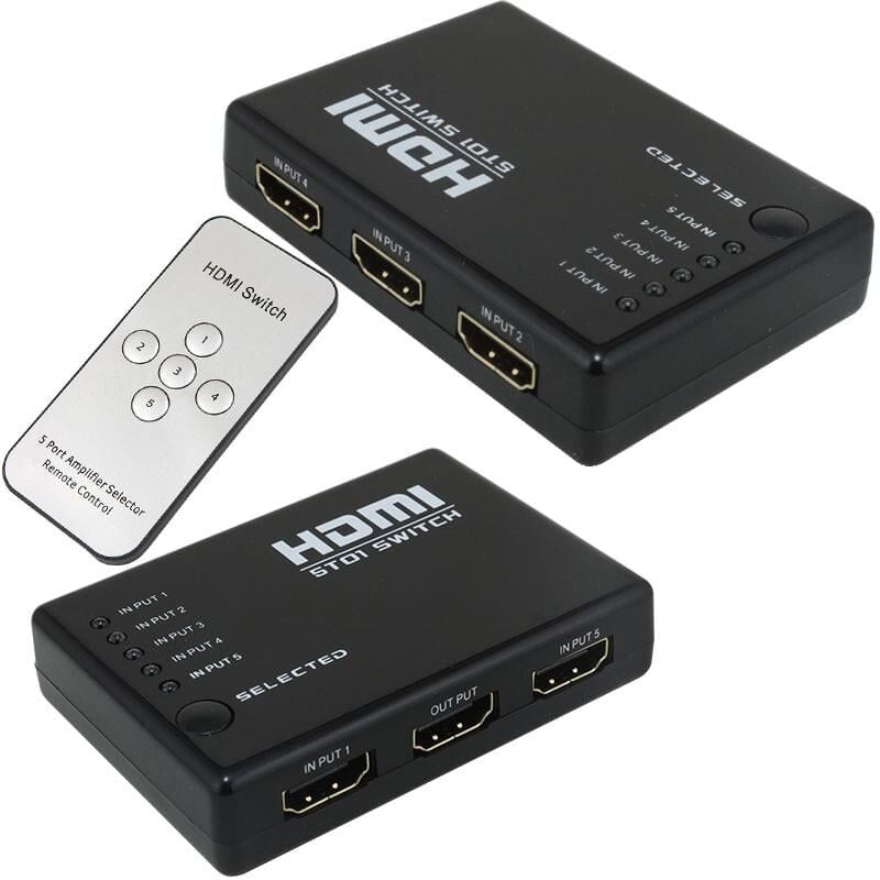 Powermaster PM-8342 5 Giriş 1 Çıkış HDMI Switch