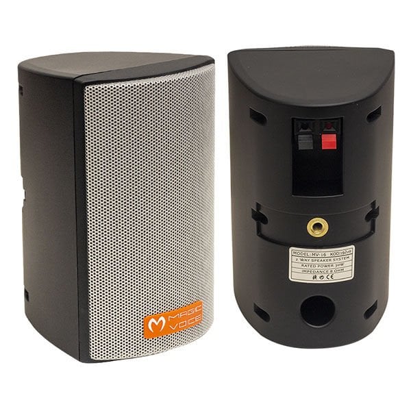 Magicvoice MV-16 7.5 Cm Siyah 30 Watt Sütun 2'li Hoparlör