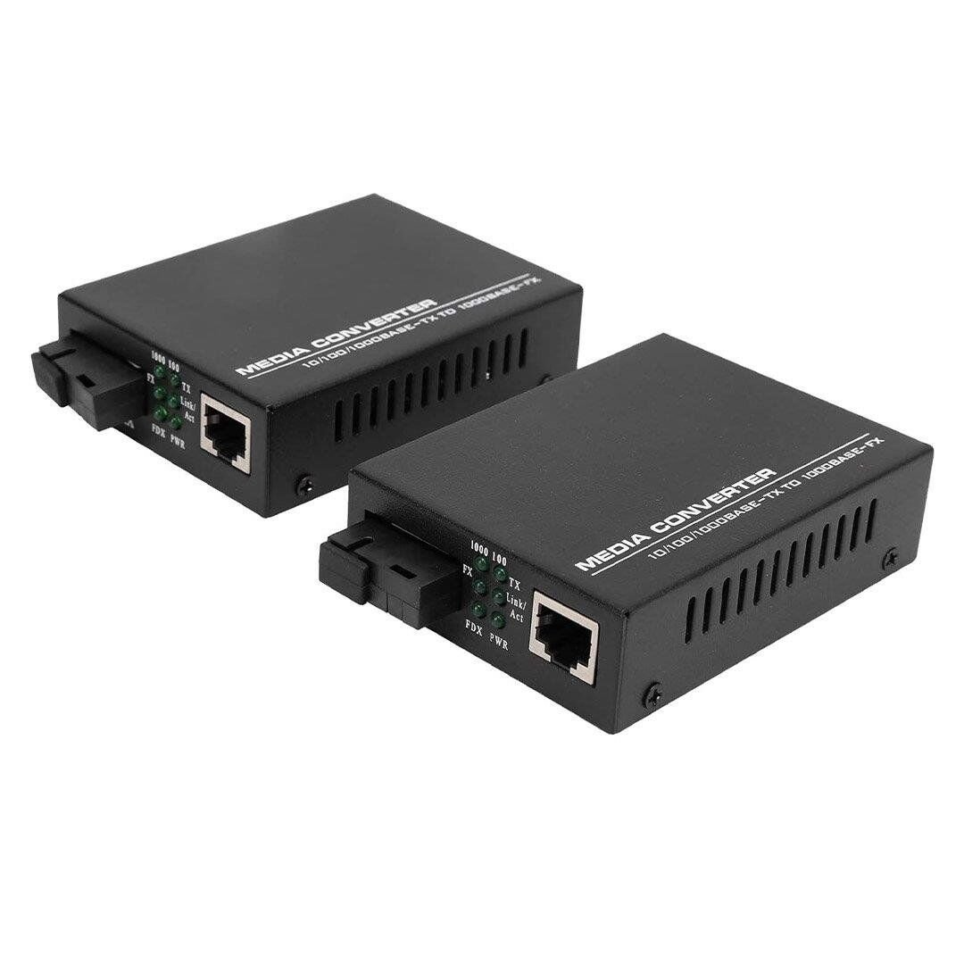 Powermaster PM-22107 Fiber Optik Ethernet Medya Dönüştürücü