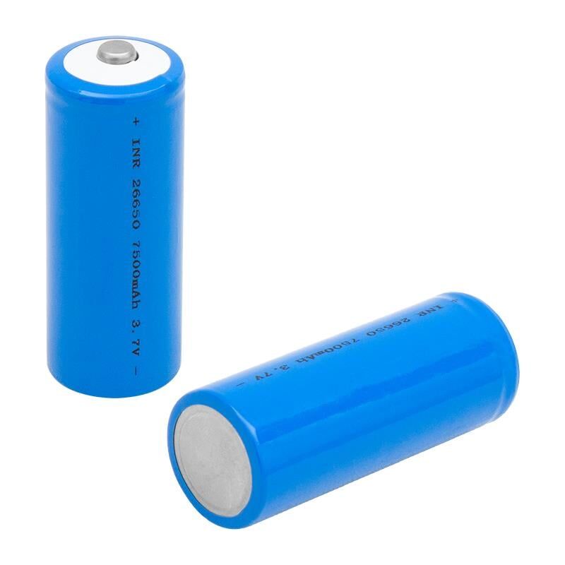 Powermaster 3.7 Volt 7500 Mah ICR 26650 Şarj Edilebilir Pil