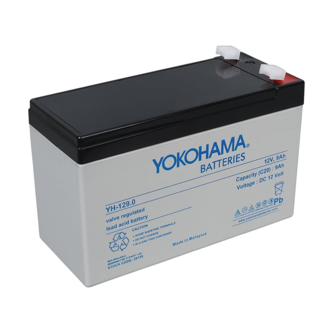 Yokohama YH-129.0 12 Volt 9 Amper Akü (150x65x90 mm)