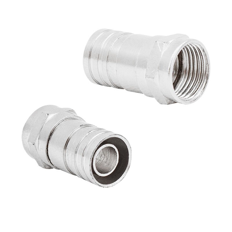 Powermaster F Konnektör Sıkmalı RG6 Kısa Tip