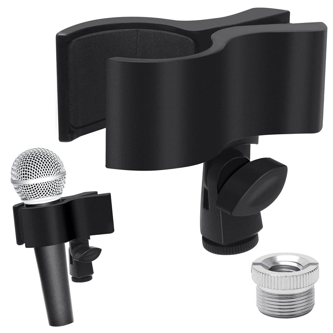 PowerMaster Mikrofon Standı Klipsi Plastik Yaylı 3-6 CM