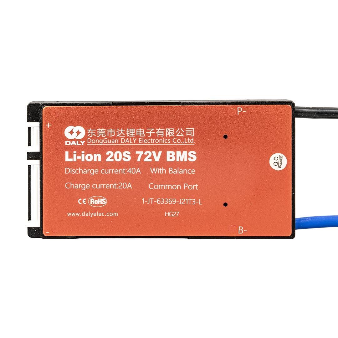 Daly Bms 20S 72V Deşarj 40A -Şarj 20A Balanslı Pil Koruma Modülü