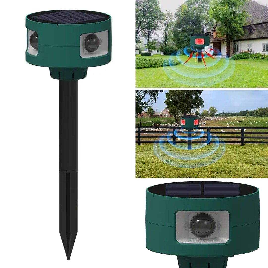 PowerMaster PM-26948 Ultrasonic Sesli Solar Hayvan Kovucu